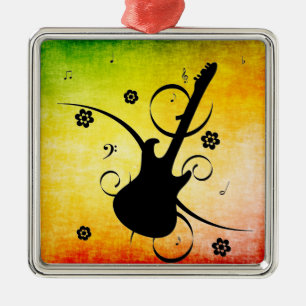 Guitar Metal Ornament
