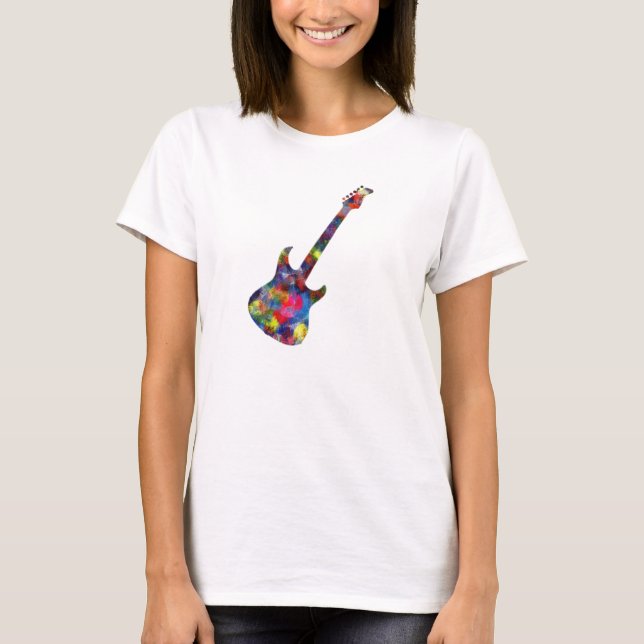 Guitar Multi Coloured Shirt (Front)