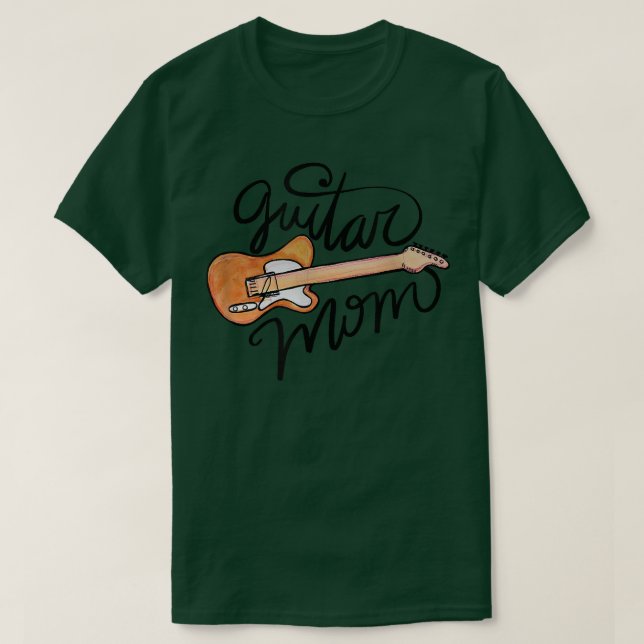 Guitar Mum  T-Shirt (Design Front)
