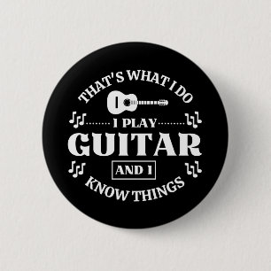 Guitar Music 6 Cm Round Badge