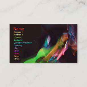 Guitar Music Business Card