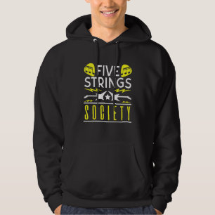 Guitar Music Five Strings Society Hoodie