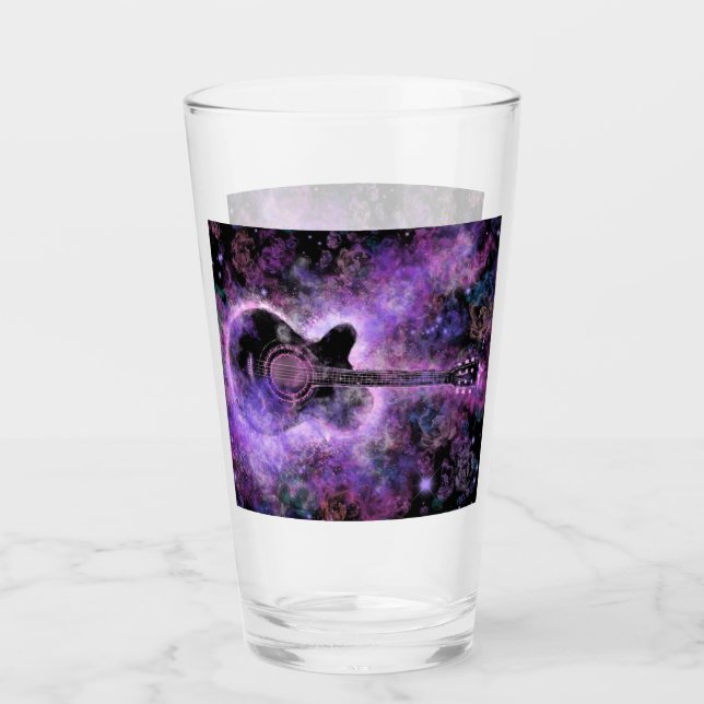 Guitar Music Glass (Front)
