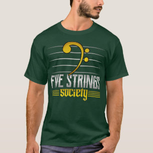 Guitar Music Lover Five Strings Society502 T-Shirt