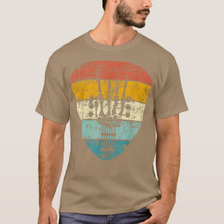 Guitar Music Lover GiftVintage Rock & Roll Skeleto T-Shirt