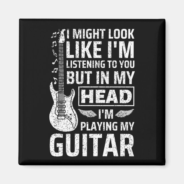 Guitar Music Magnet (Front)