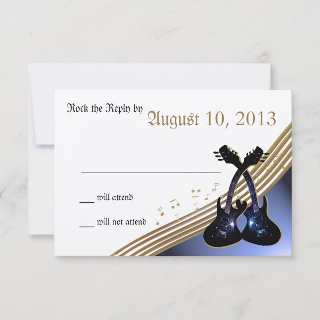 Guitar Music RSVP (Front)