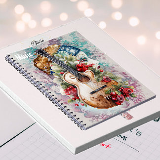 Guitar Music Spirit Notebook