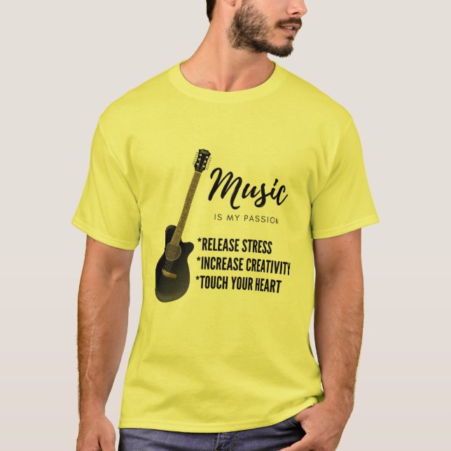 guitar music  T-Shirt (Front)