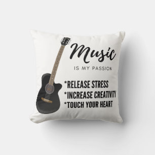 guitar music  T-Shirt Hoodie Cushion