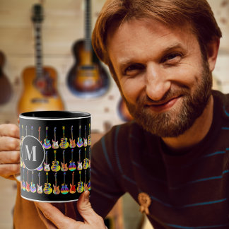 guitar music teacher or student personalised mug