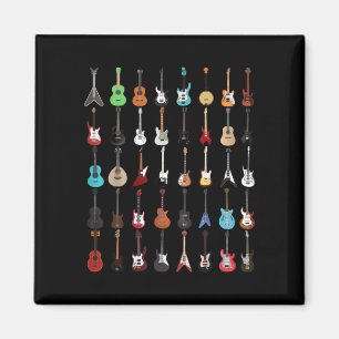 Guitar Musical Instrument Rock and Roll Magnet