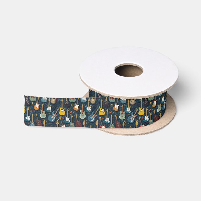 Guitar Musical Instruments Guitars Satin Ribbon (Spool)