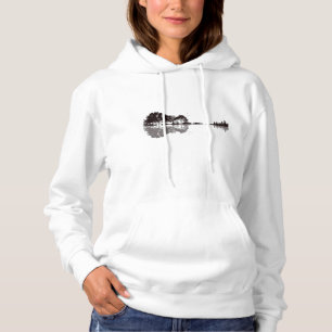 Guitar nature trees birds T-Shirt Hoodie