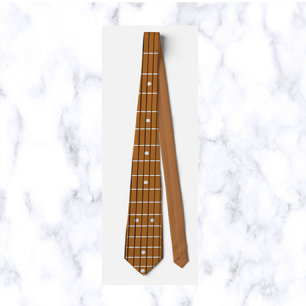 Guitar Neck Music Tie