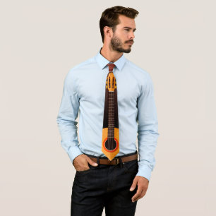 Guitar Necktie Music-Themed Design Version 1