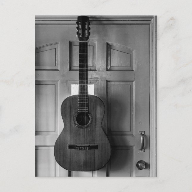 Guitar on the door postcard (Front)