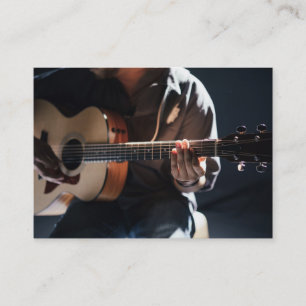 Guitar or Music Lesson Business Card