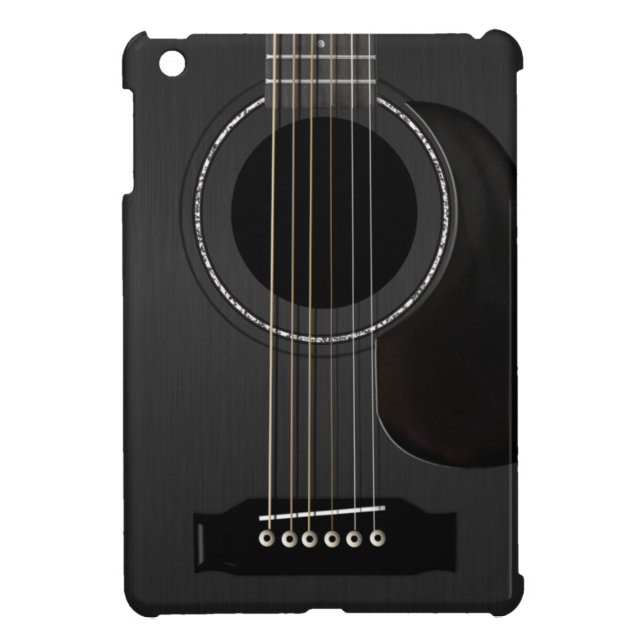 Guitar Pad Black iPad Mini Case (Back)