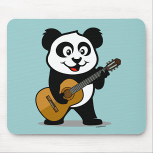 Guitar Panda Mouse Pad