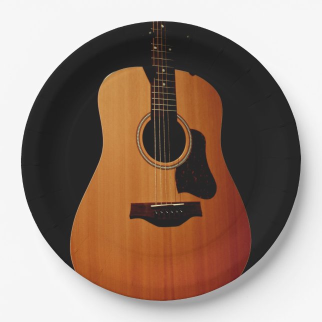 GUITAR PAPER PLATE (Front)