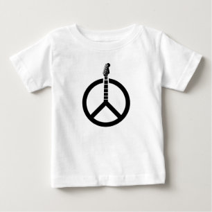 Guitar Peace Sign Baby T-Shirt