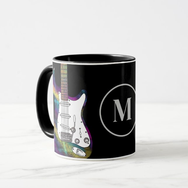 Guitar Personalised  Mug (Front Left)