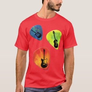 Guitar pick for country or rock music lovers and m T-Shirt