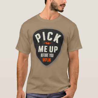 Guitar Pick Funny Musician Music T-Shirt