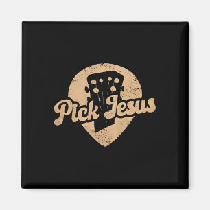 Guitar Pick Jesus Music Pastor Happy Easter Day Gu Magnet