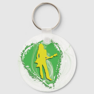 Guitar_Pick Key Ring