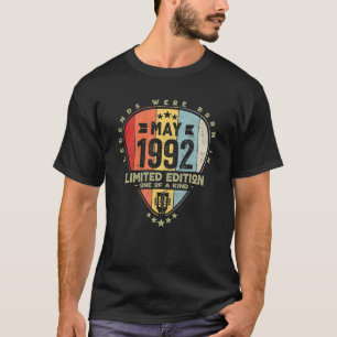 Guitar Pick Legends Were Born In May 1992 Guitar T-Shirt