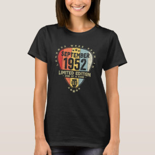 Guitar Pick Legends Were Born In September 1952 T-Shirt