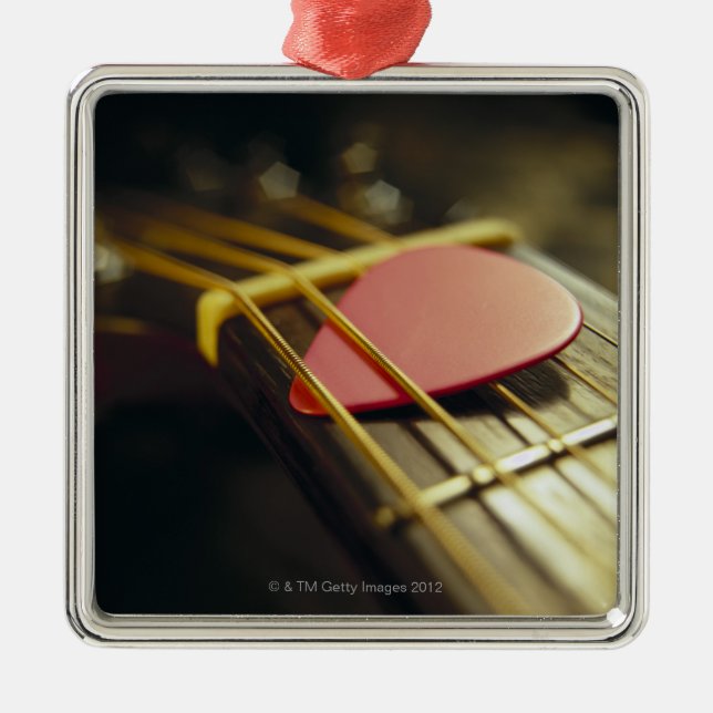 Guitar Pick Metal Tree Decoration (Front)