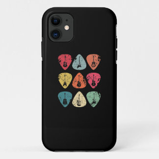 Guitar Pick Retro Vintage for Guitarists Bassist Case-Mate iPhone Case