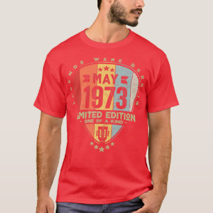 Guitar PickLegends Were Born In May 1973 Guitar Pr T-Shirt