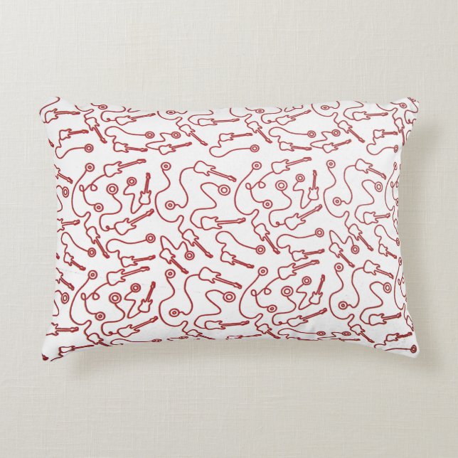 Guitar Pillow! Decorative Cushion (Front)