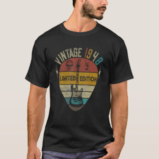 Guitar Player 75th Birthday Best of 1948 T-Shirt