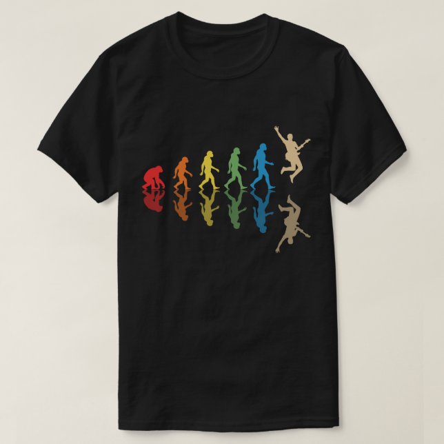 Guitar Player Evolution | Guitarist Gift Musician  T-Shirt (Design Front)