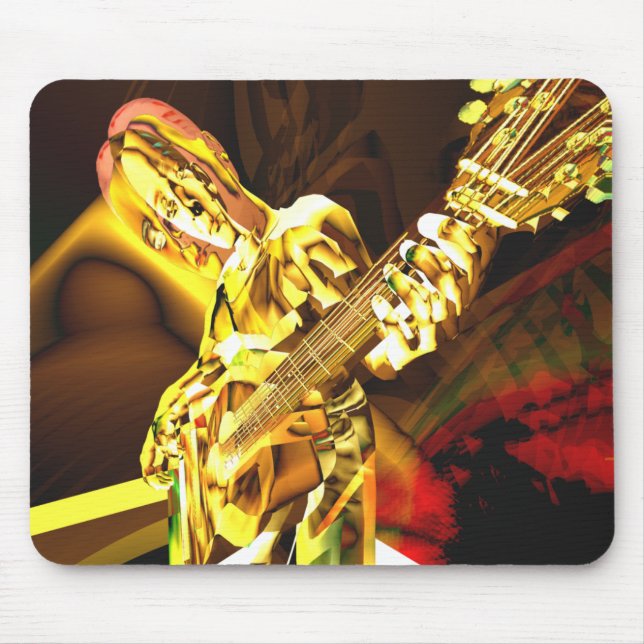 Guitar Player FX Mouse Pad (Front)