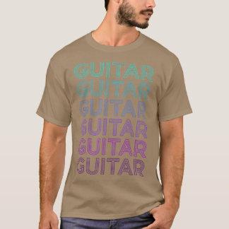 Guitar Player Guitarist Retro T-Shirt