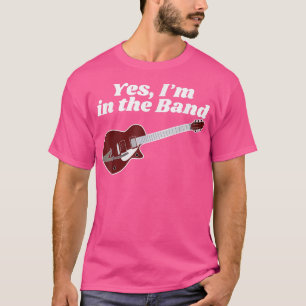 Guitar Player High School College Orchestra Band B T-Shirt