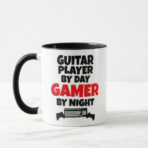 Guitar Player Loves Playing Video Games Mug