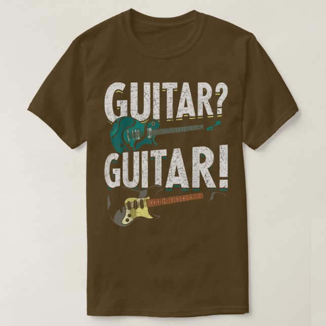 Guitar Player Rock Music Guitarist Musician Funny  T-Shirt (Design Front)