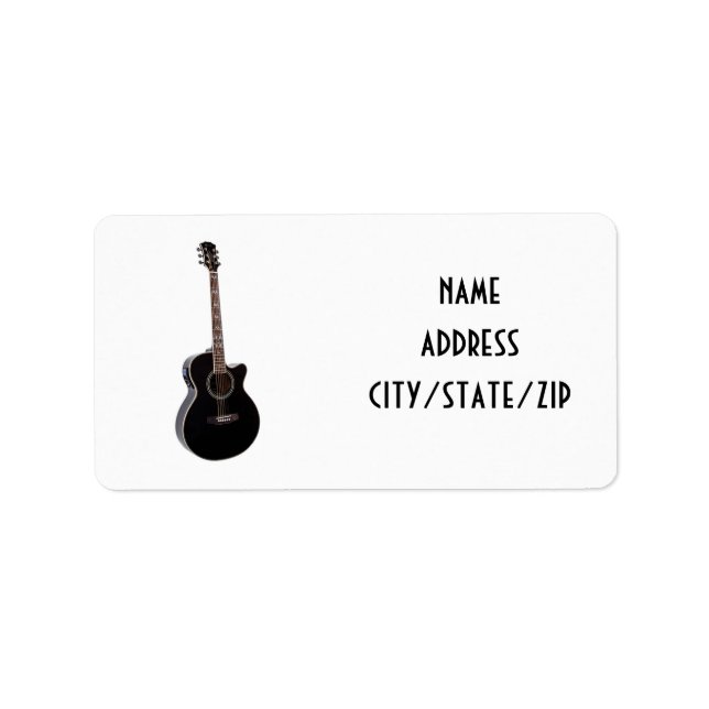 ***GUITAR PLAYER'S*** ADDRESS LABELS (Front)