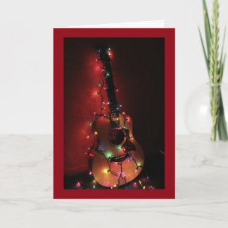 Guitar Player's Christmas Card