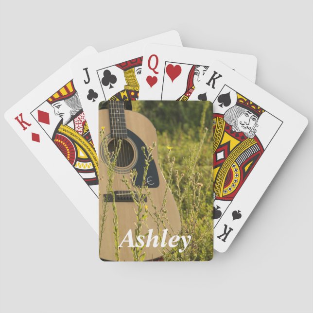 Guitar Playing Cards (Back)