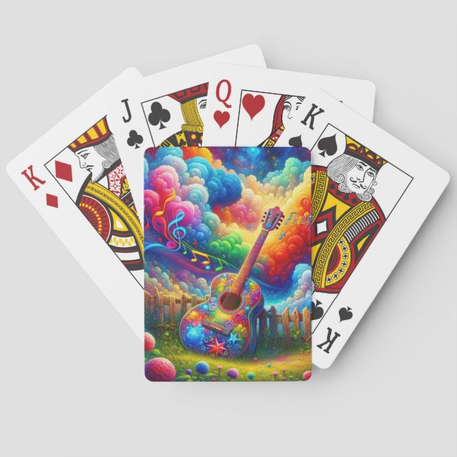 Guitar Playing Cards (Back)
