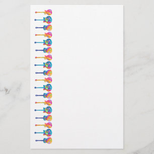 Guitar Reflections Stationery
