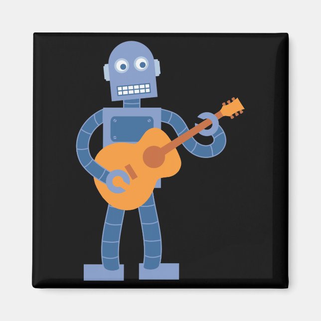 Guitar Robot Magnet (Front)